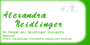 alexandra neidlinger business card
